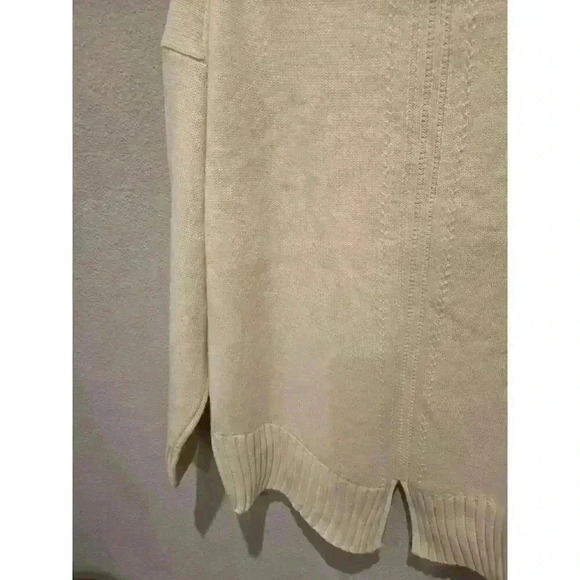 Ropé Picnic Women's Ivory Knit Turtleneck Pullover Sweater Size M - Picture 10 of 10